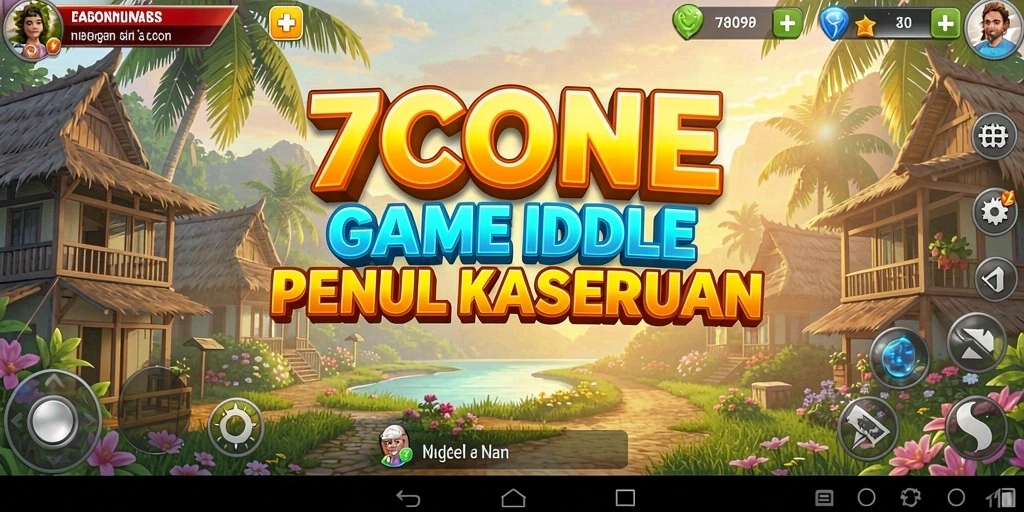 Tampilan menarik dari gameplay <strong>7CONE</strong> yang menampilkan karakter mengumpulkan koin.