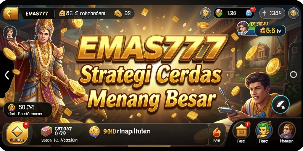 Tampilan gameplay <strong>EMAS777</strong> yang dinamis dan penuh strategi.