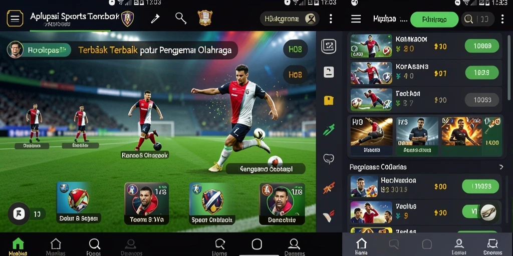 Tampilan gameplay Sportsbook yang menarik di H03.