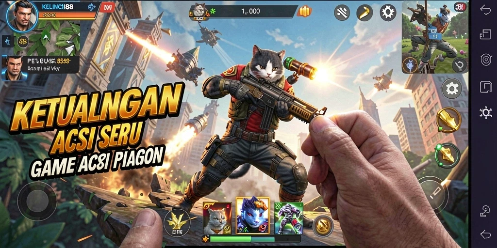 Tampilan gameplay KELINCI88 yang menegangkan dan seru.