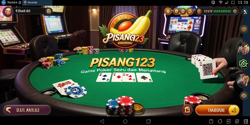 Tampilan gameplay seru dan menegangkan di PISANG123.