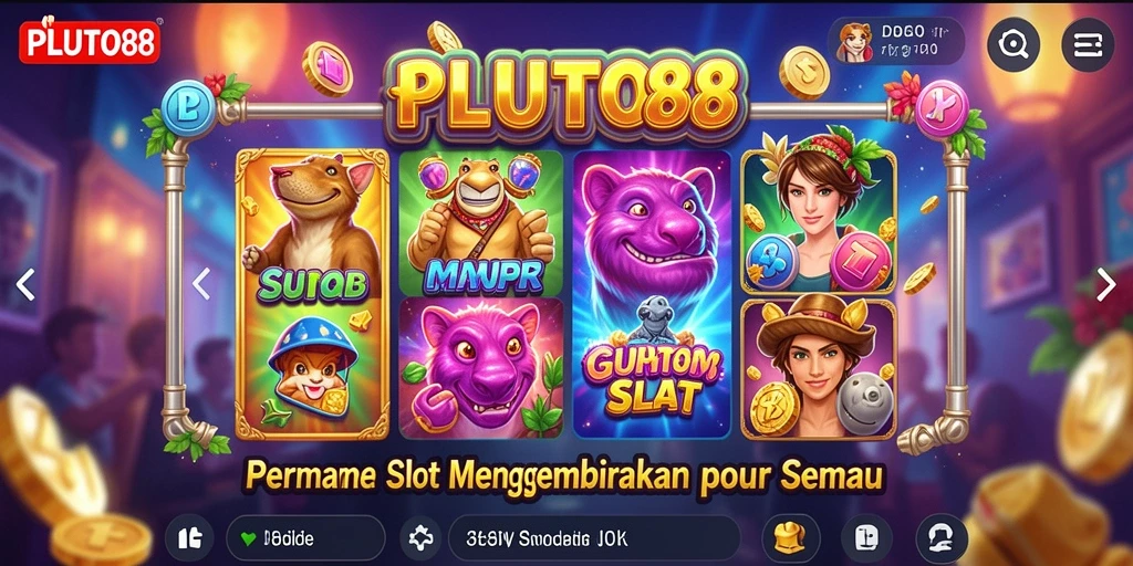 Gameplay Slot seru dan interaktif di PLUTO88.