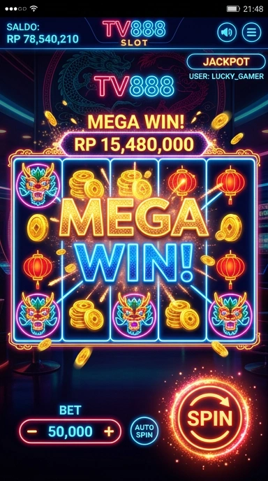 Halaman unduh aplikasi tv888 dengan berbagai pilihan kategori.
